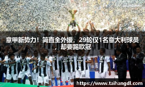 意甲新势力！简直全外援，29轮仅1名意大利球员，却要踢欧冠